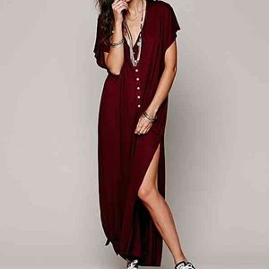 NWOT Free People Marrakesh Maxi Dress Cranberry